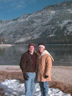 Bret and Lori at Tenaya Ice Rink